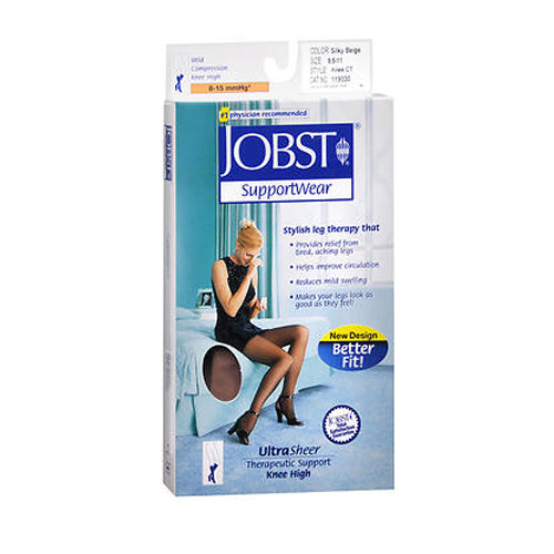 JOBST ULTRASHEER WAIST 8-15 CLOSED TOE SILKY BEIGE SM