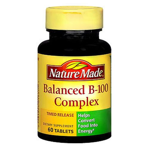 Nature Made, Nature Made Balanced Vitamin B-100 Complex Tablets, 60 ...