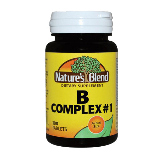 Nature's Blend, Vitamin B Complex Formula #1, 100 Tabs | Shop Nature's ...