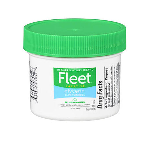 Fleet Laxative Glycerin Adult Suppositories, 24 count