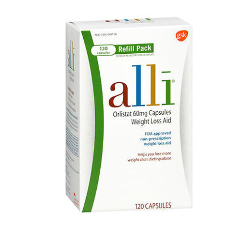 Alli Alli Weight Loss Refill Pack 120 Capsules Shop Alli Alli