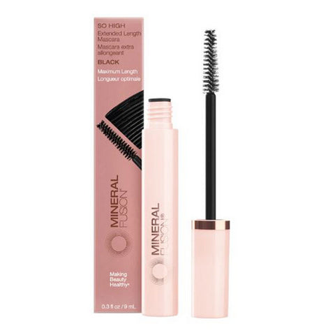 Black SO High Extended Length Mascara 0.3 Oz by Mineral Fusion