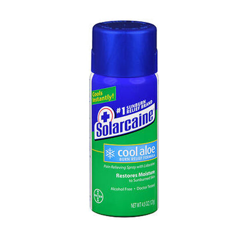 Solarcaine, Solarcaine Cool Aloe Burn Relief Spray, 4.5 Oz