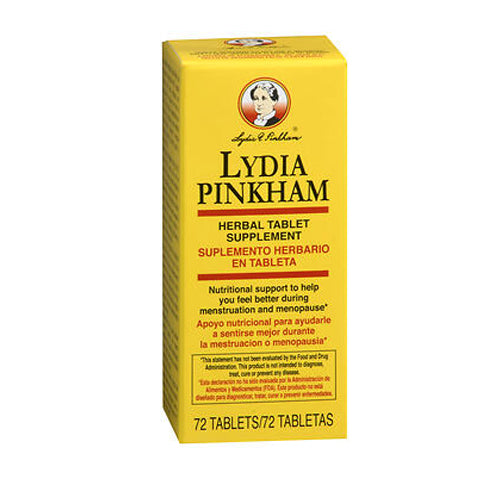 Lydia E Pinkham Herbal Supplement 72 tabs By Lydia Pinkham | Shop Lydia ...