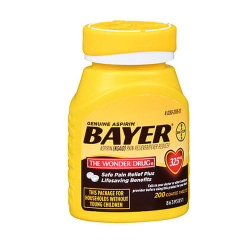 Bayer, Bayer Aspirin, 325 mg, 200 tabs | Shop Bayer, Bayer Aspirin, 325 ...