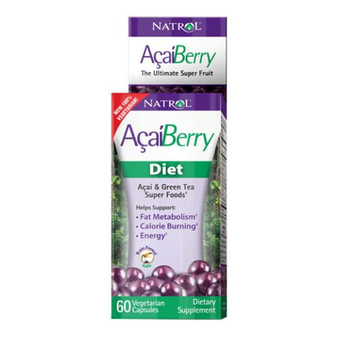 Natrol, AcaiBerry Diet Super Foods, 60 CAPS