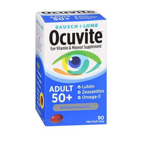 Bausch + Lomb, Bausch + Lomb Ocuvite Adult 50+ Eye Vitamin & Mineral, 90 Softgels