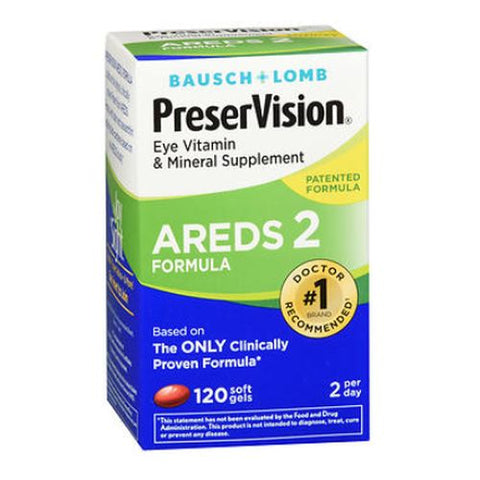 Bausch + Lomb, Bausch & Lomb PreserVision AREDS 2 Formula, 120 Softgels