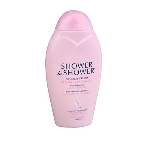 Bausch And Lomb, Shower To Shower Absorbent Body Powder, Original Fresh 8 Oz