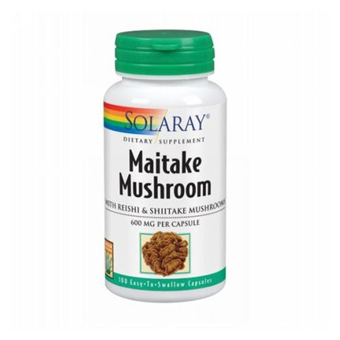 Solaray, Maitake Mushroom, 600 mg, 100 Caps