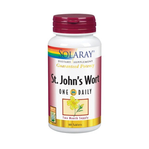 Solaray, St. John's Wort One Daily, 60 Tabs