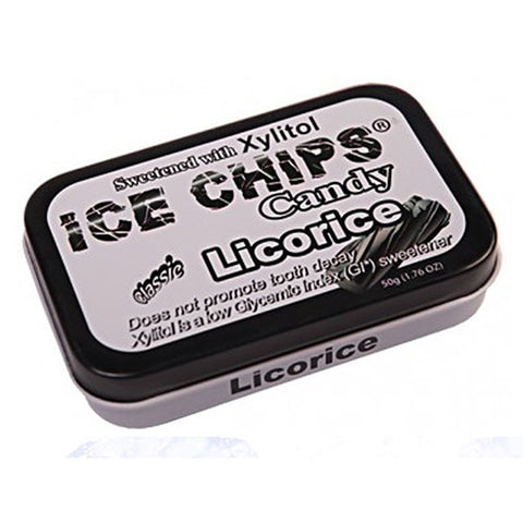 Ice Chips Candy, Ice Chips Candy, Licorice 1.76 oz
