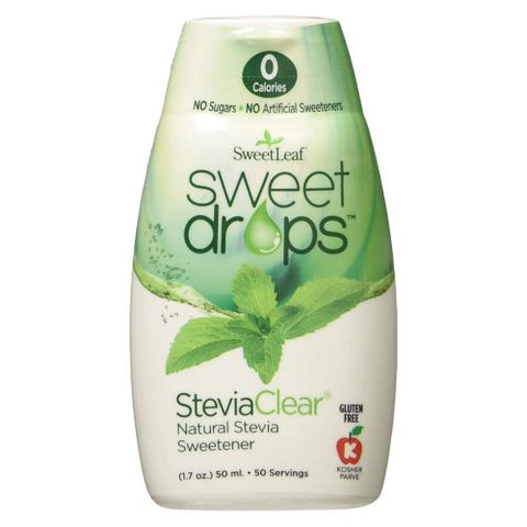 Sweetleaf Stevia, SweetLeaf Sweet Drops, Natural 1.7 Oz