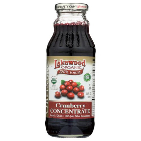 Lakewood Organic, Organic Cranberry Concentrate Juice, 12.5 Oz