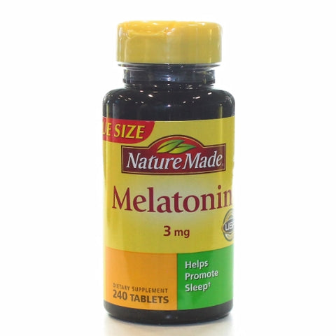 Nature Made, Melatonin, 3mg, 240 Tabs