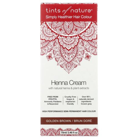 Tints of Nature, Henna Cream, Dark Brown 2.46 Oz