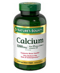 Nature's Bounty Calcium 1200 mg Plus Vitamin D3 Mineral Supplement Softgels 220 Softgels by Nature's Bounty