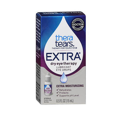 Buy TheraTears Extra Dry Eye Therapy Lubricant Eye Drops 0.5 Oz By ...