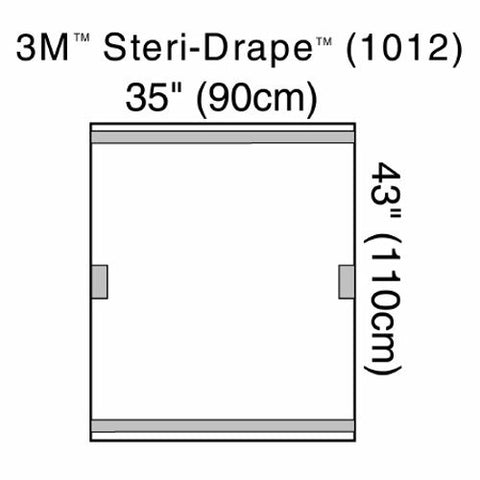 3M, Fluoroscope Cover 3M Steri-Drape 35 X 43 Inch Fluoroscopes, Box Of 10