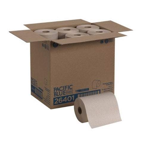 Paper Towel Pacific Blue Basic Hardwound Roll 7-7/8 Inch X 350 Foot Case of 12 by Georgia Pacific