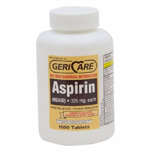 Buy Pain Relief Geri-Care 325 mg Strength Aspirin Tablet 1,000 per ...