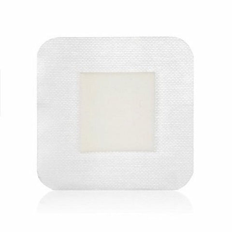 DermaRite, Silicone Foam Dressing 7-1/5 X 7-1/5 Inch Sterile, Box Of 5
