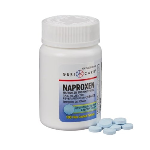 Gericare, Pain Relief Naproxen Sodium, 100 Tablets