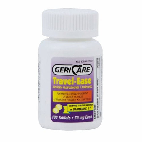 McKesson, Nausea Relief Geri-Care  25 mg Strength Tablet 100 per Bottle, 100 Tablets