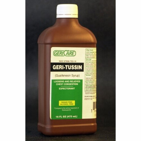 McKesson, Cold and Cough Relief Geri-Care  100 mg / 5 mL Strength Liquid 16 oz., 16 Oz