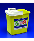 Chemotherapy Sharps Container SharpSafety 1-Piece 26 H X 18-1/4 W X 12-3/4 D Inch 18 Gallon Yellow H Count of 1 by Cardinal