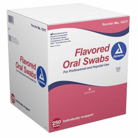 Dynarex, Oral Swabstick Pink, Case Of 4