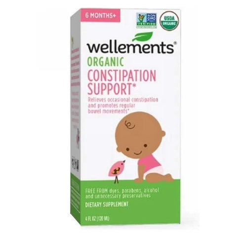 Organic Baby Constipation Support 4 Oz by Wellements