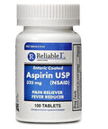 Aspirin Entric Coated 100 Count by Reliable1