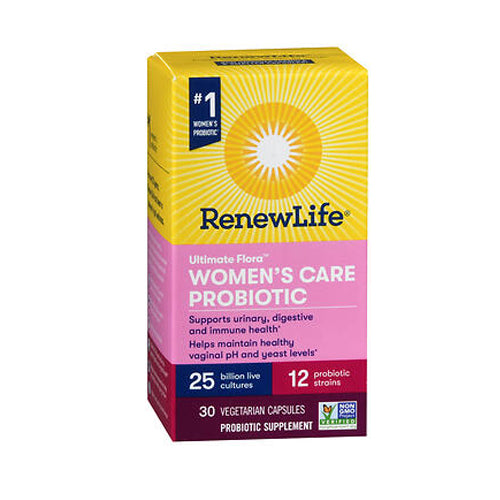 Buy Women's Care Ultimate Flora Probiotic 30 Veg Caps By Renew Life ...