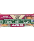 Snaps Rice Vegtble Org 3.5 Oz by Edward & Sons