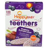 Organic Teethers Blueberry And Purple Carrot 1.7 Oz by Happy Baby Food