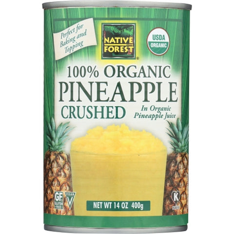 Pineapple Crushed 14 Oz by Native Forest