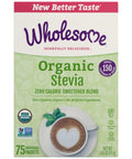 Sweetener Stevia 75Pk Org 2.65 Oz by Wholesome