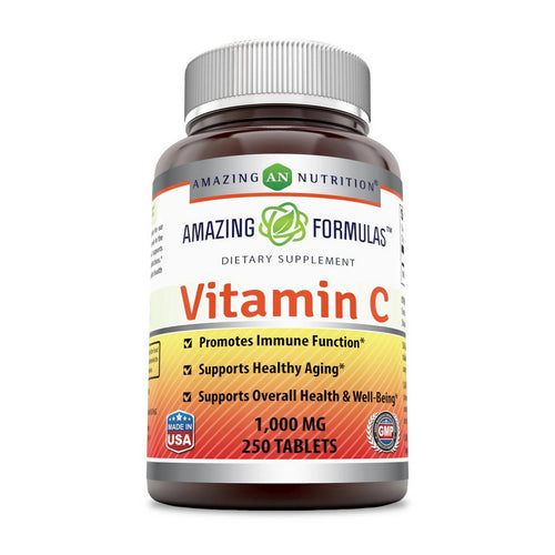 Amazing Nutrition, Amazing Formulas Vitamin C, 1000 mg, 250 Tabs | Shop ...