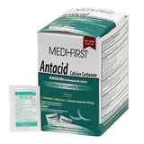 Medi-First Calcium Carbonate Antacid Box of 125 by Medique