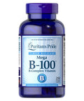 Vitamin B-100 Complex Timed Release 250 Caplets by Puritan's Pride