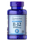 Vitamin B-12 1000 mcg Timed Release 250 Caplets by Puritan's Pride