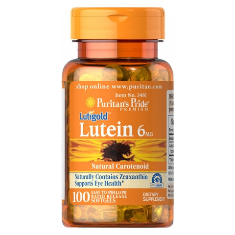 Lutein with Zeaxanthin 100 Softgels by Puritan's Pride