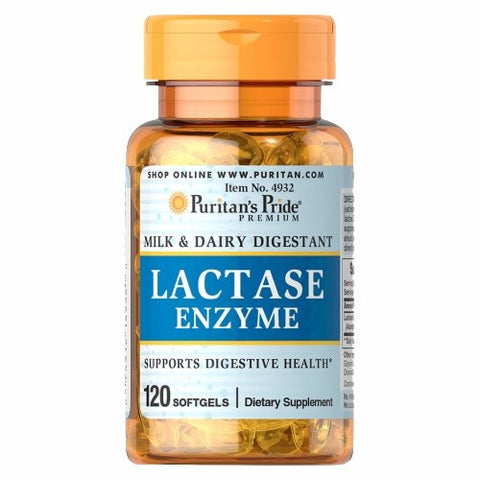 Lactase Enzyme 120 Softgels by Puritan's Pride