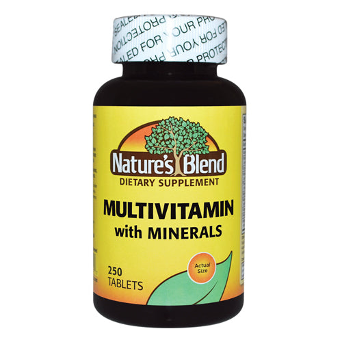 Nature's Blend, Multi-Vitamin With Minerals, 250 Tabs | Shop Nature's ...