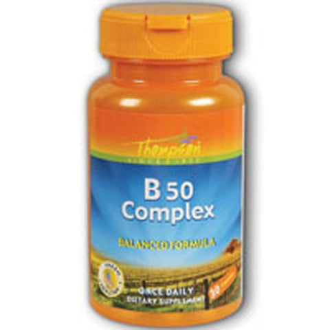 Thompson, Vitamin B Complex 50, 50 mg, 60 Capsules