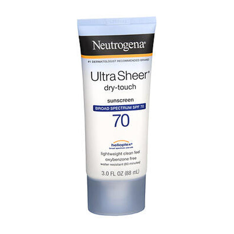 Neutrogena, Neutrogena Ultra Sheer Dry-Touch Sunblock Spf 70, 3 Oz