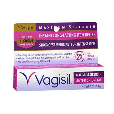 Vagisil, Vagisil Anti-Itch Creme Maximum Strength, 1 Oz