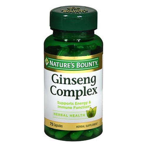 Buy Natures Bounty Ginseng Complex Plus Royal Jelly 75 caps By Nature's ...