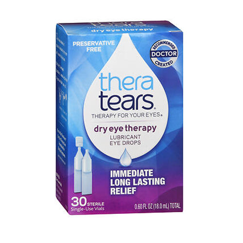 Theratears, Theratears Dry Eye Therapy Lubricant Eye Drops, 0.6 Oz ...